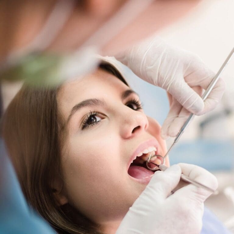 dental care manassas va - patient and dentist